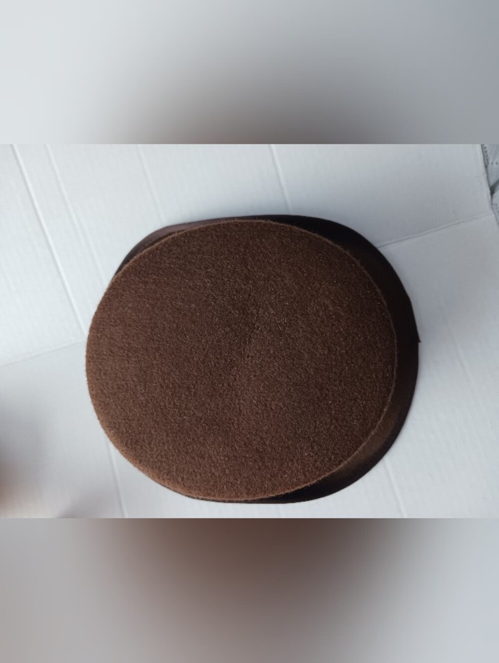 Brown Felt Coachmans Top Hat Costume Accessory Small Top NWOT - Picture 9 of 12